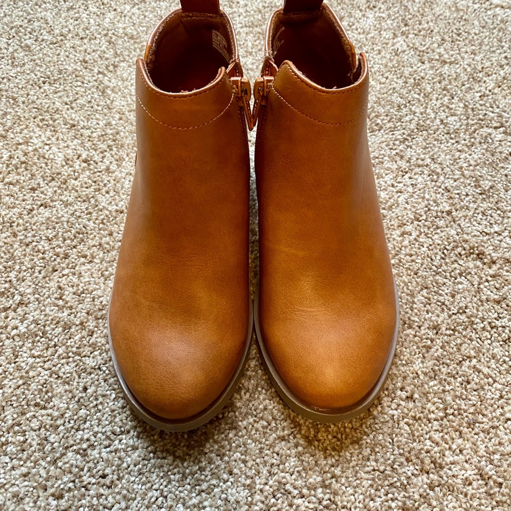 Wonder Nation Brown/Tan Size 13 Little Girl Boots - Picture 4 of 5